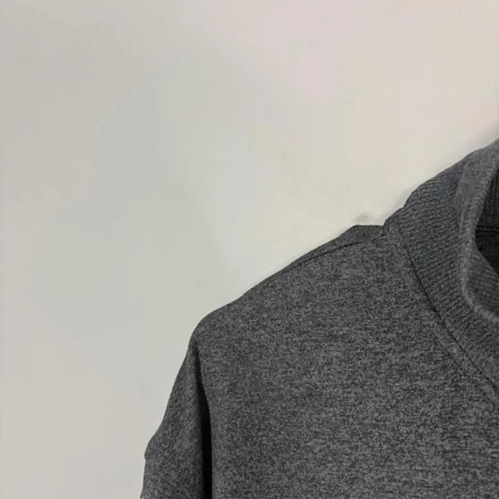 Vuori Track Jacket Mens Large Gray Full Zip Knit Lightweight Sport Athletic